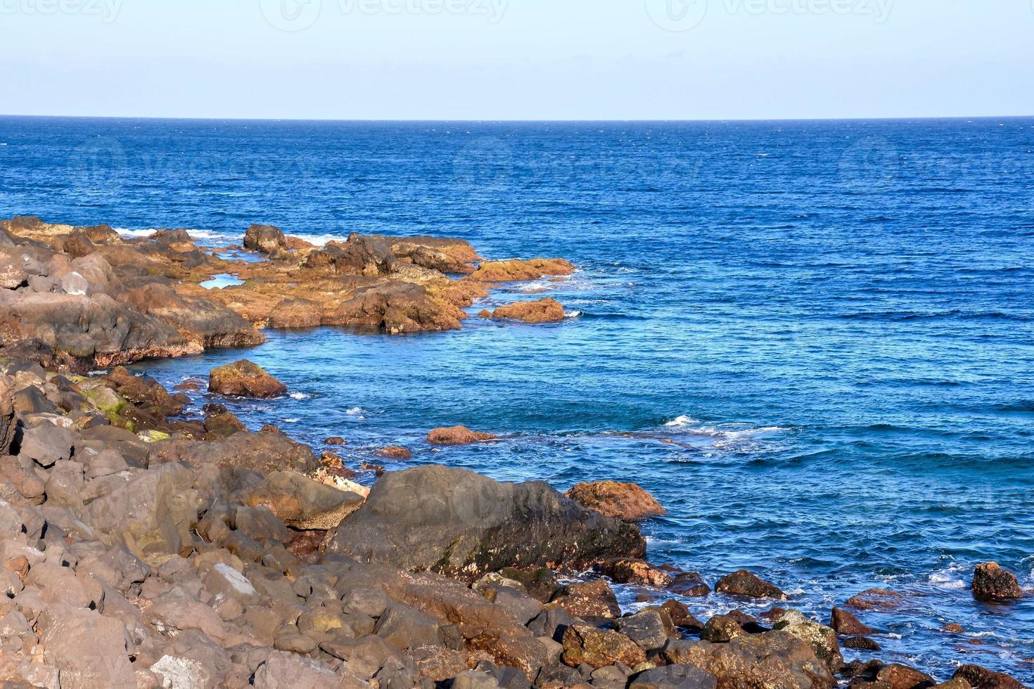 Scenic rocky landscape photo