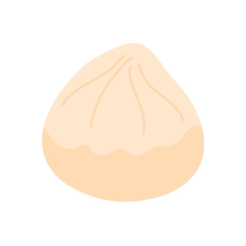 Bakpao or Baozi, Asian Traditional Food vector