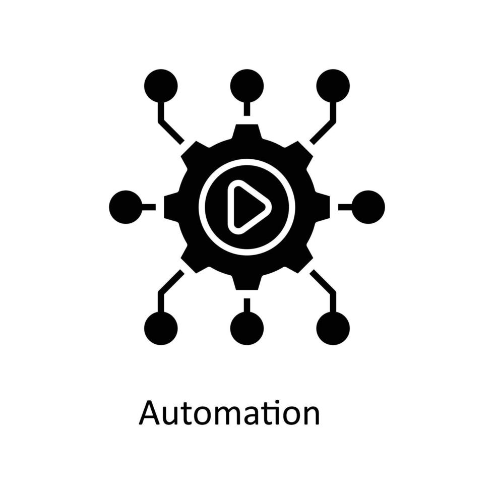 automation Vector Solid Icons. Simple stock illustration stock 22422330 ...