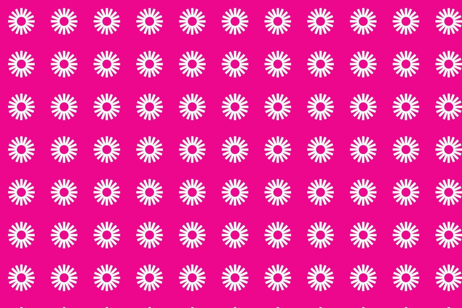 abstract seamless white flower with pink background pattern design. vector