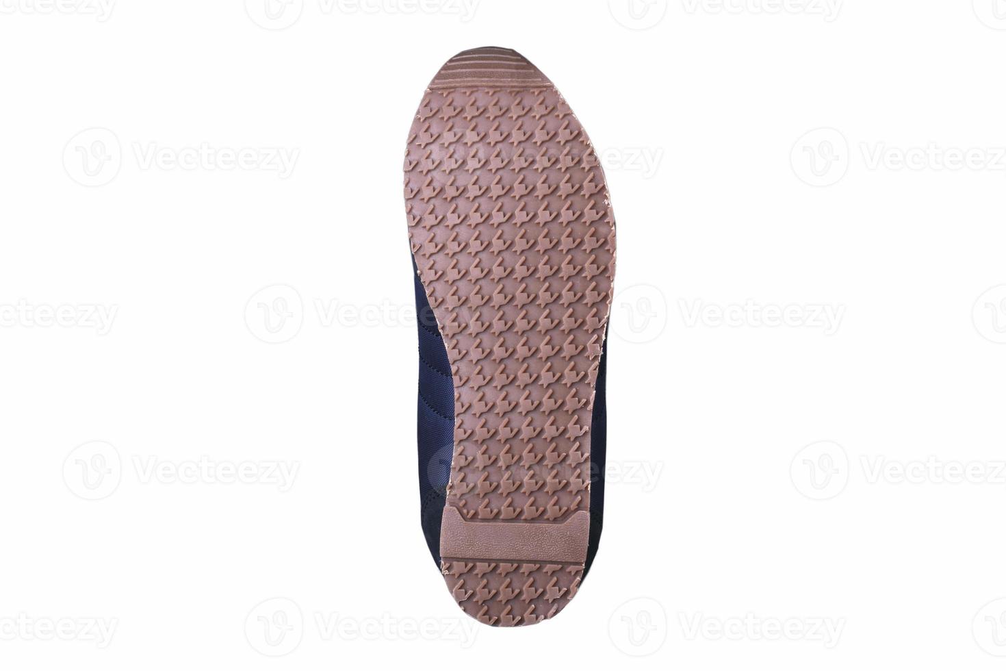 Rubber sole of a shoe with a geometric pattern. photo