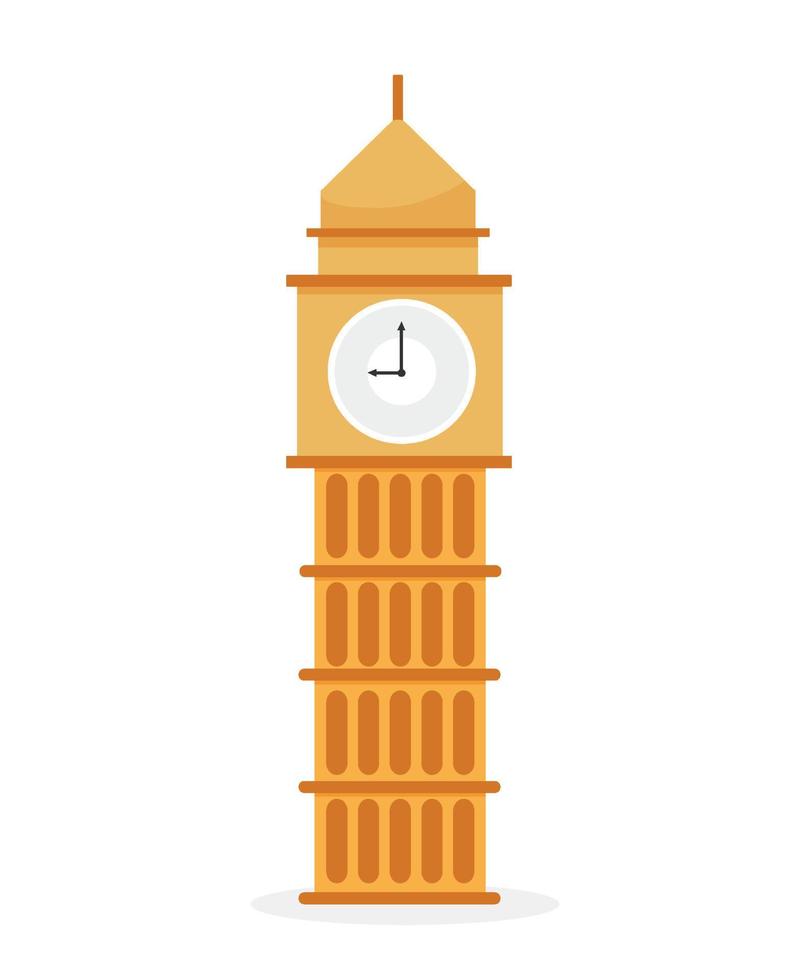 Big Ben. London famous landmark vector