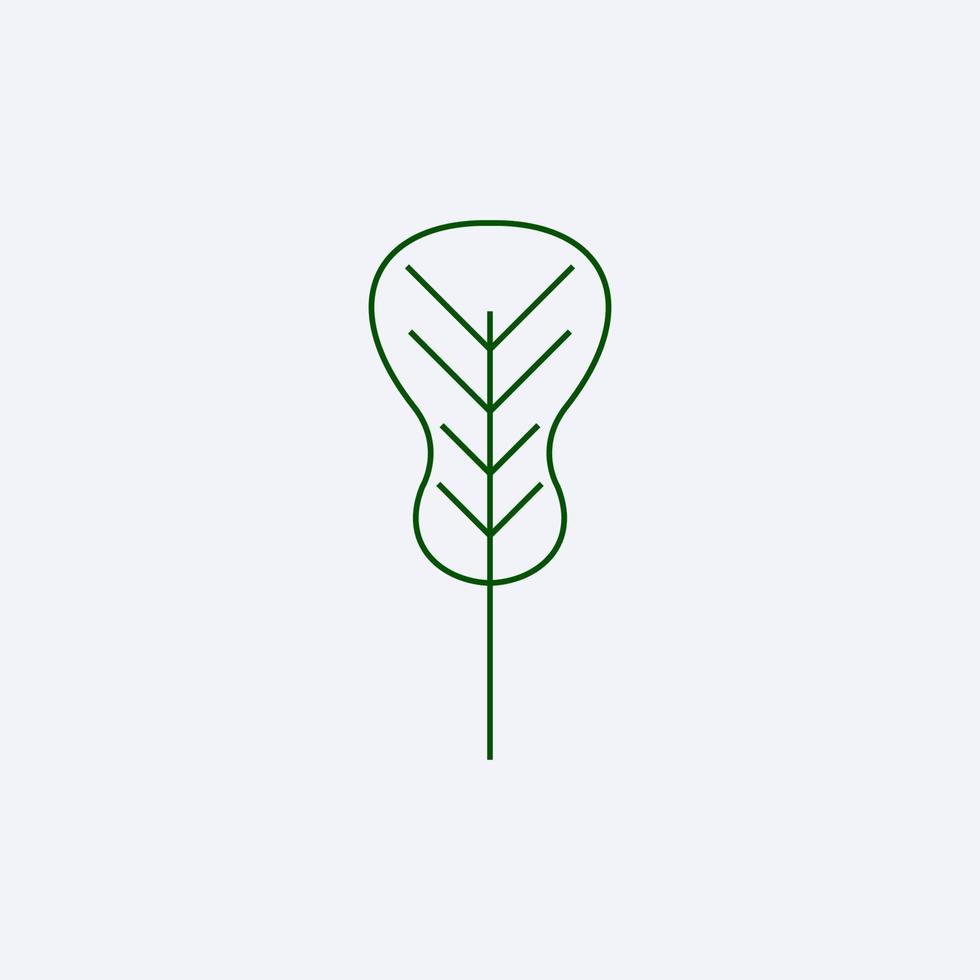 fresh green leaf design vector