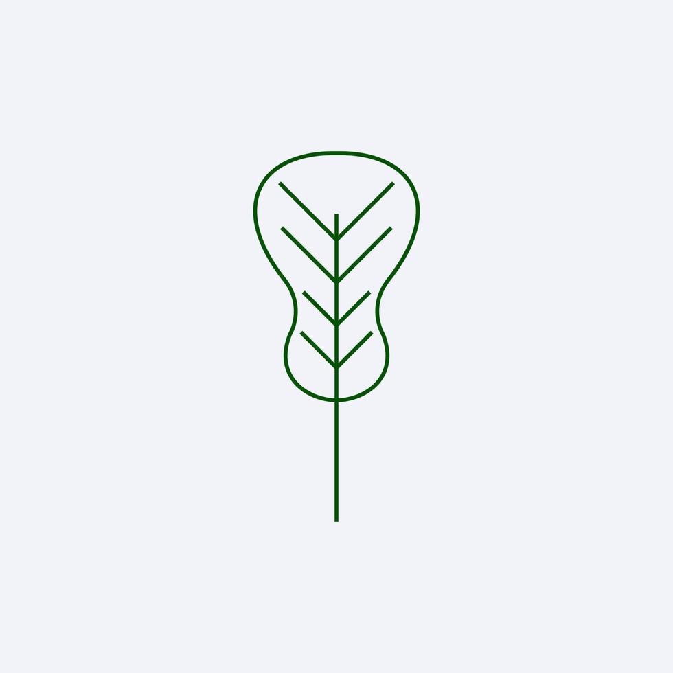 fresh green leaf design vector