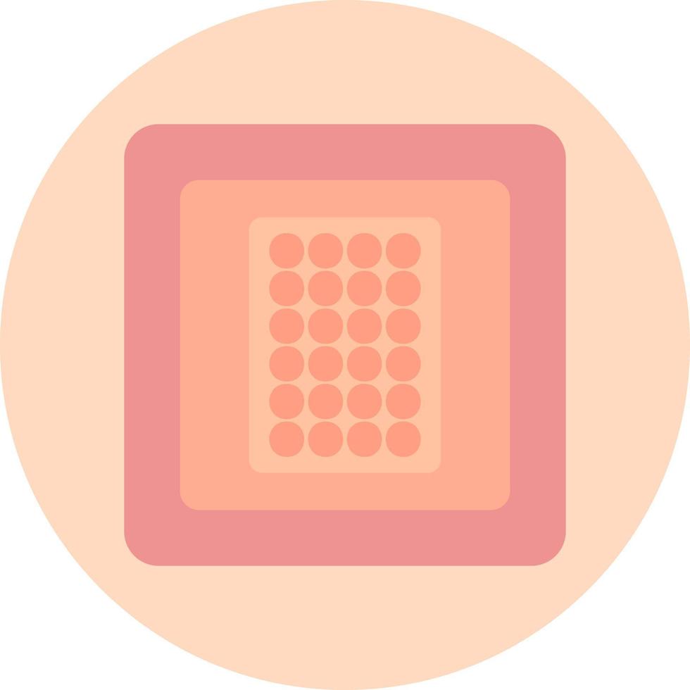 Nicotine Patch Vector Icon