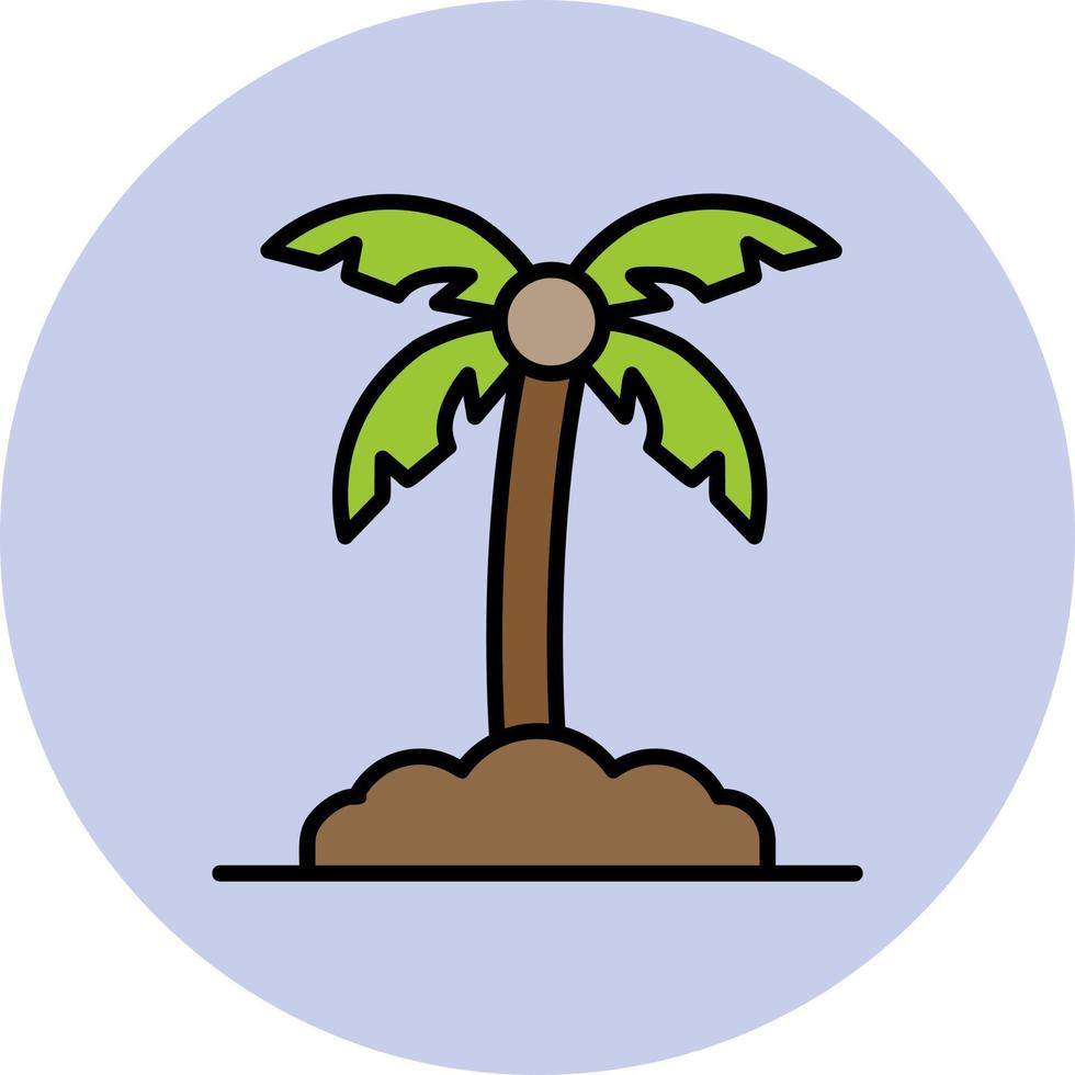 Palm Leaf Vector Icon