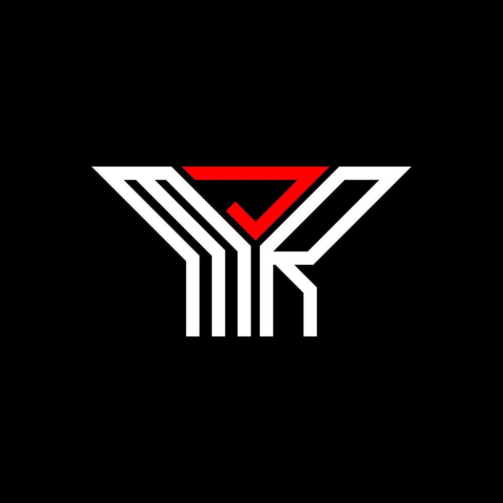 mjr letra logo creativo diseño con vector gráfico, mjr sencillo y moderno logo.