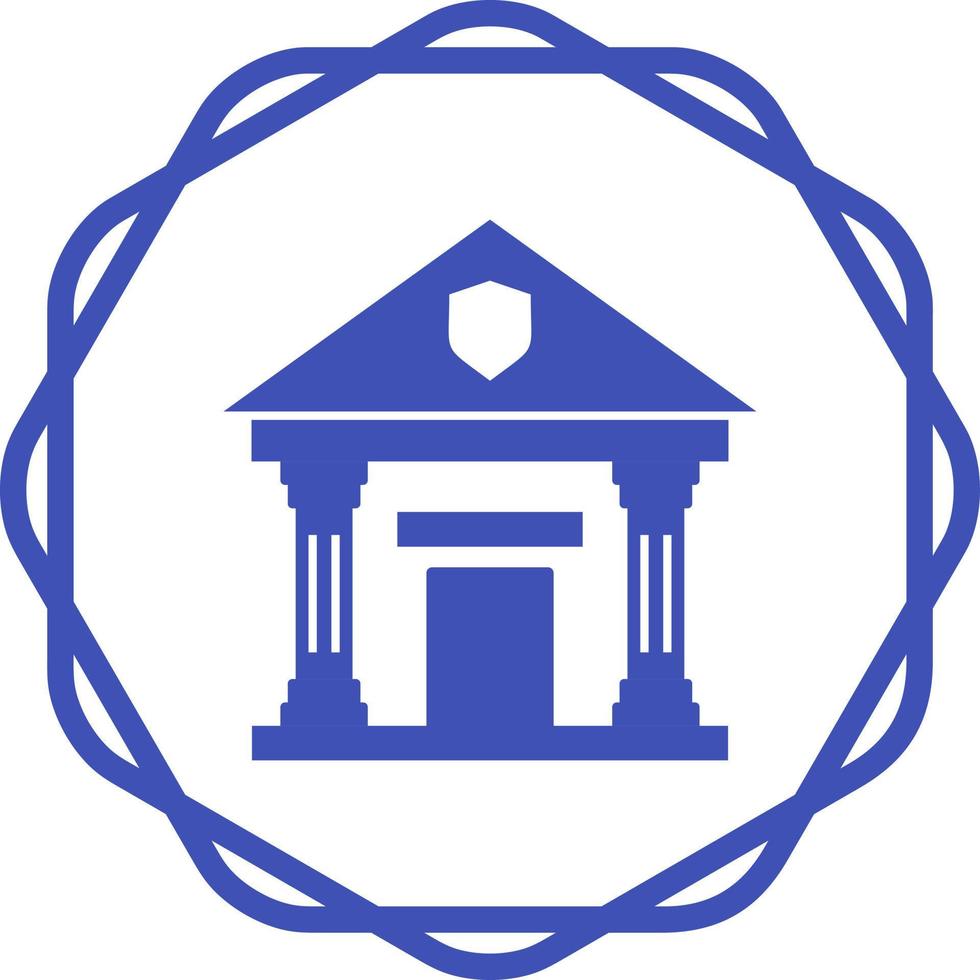 Police Station Vector Icon