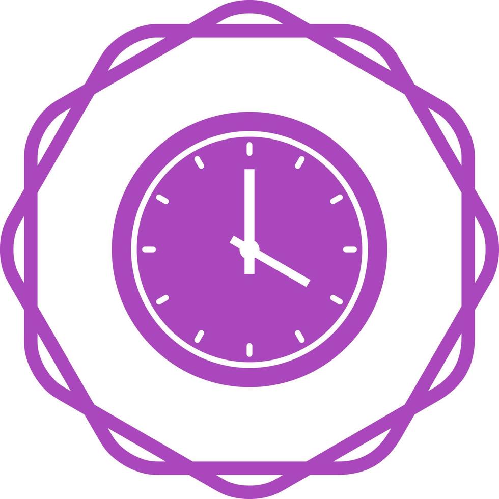 icono de vector de reloj