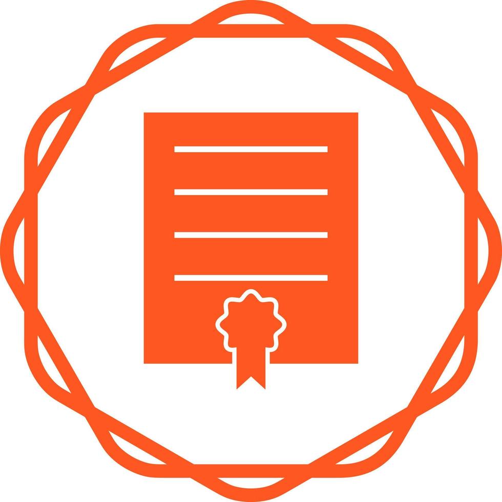 Certificate Vector Icon