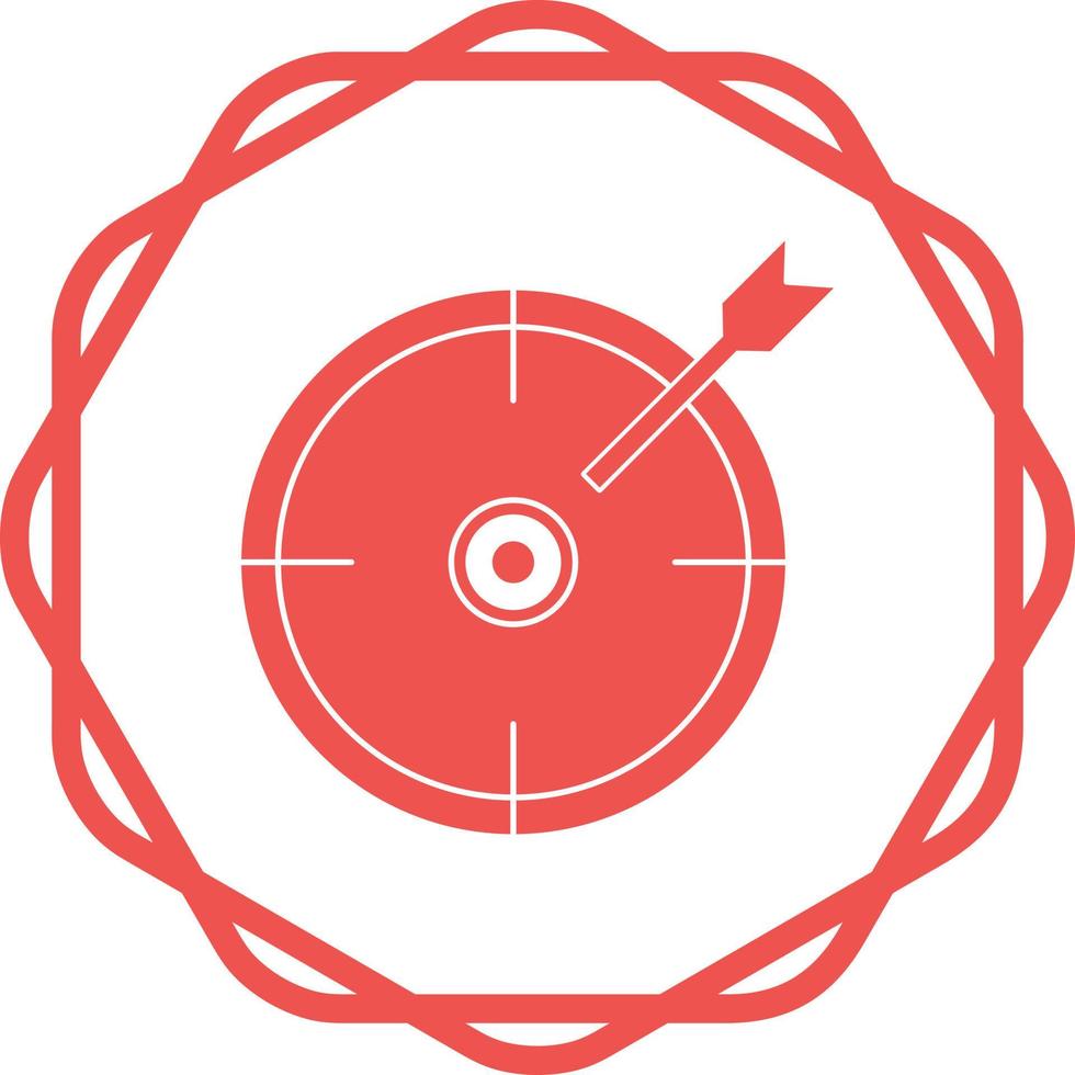 Target Location Vector Icon