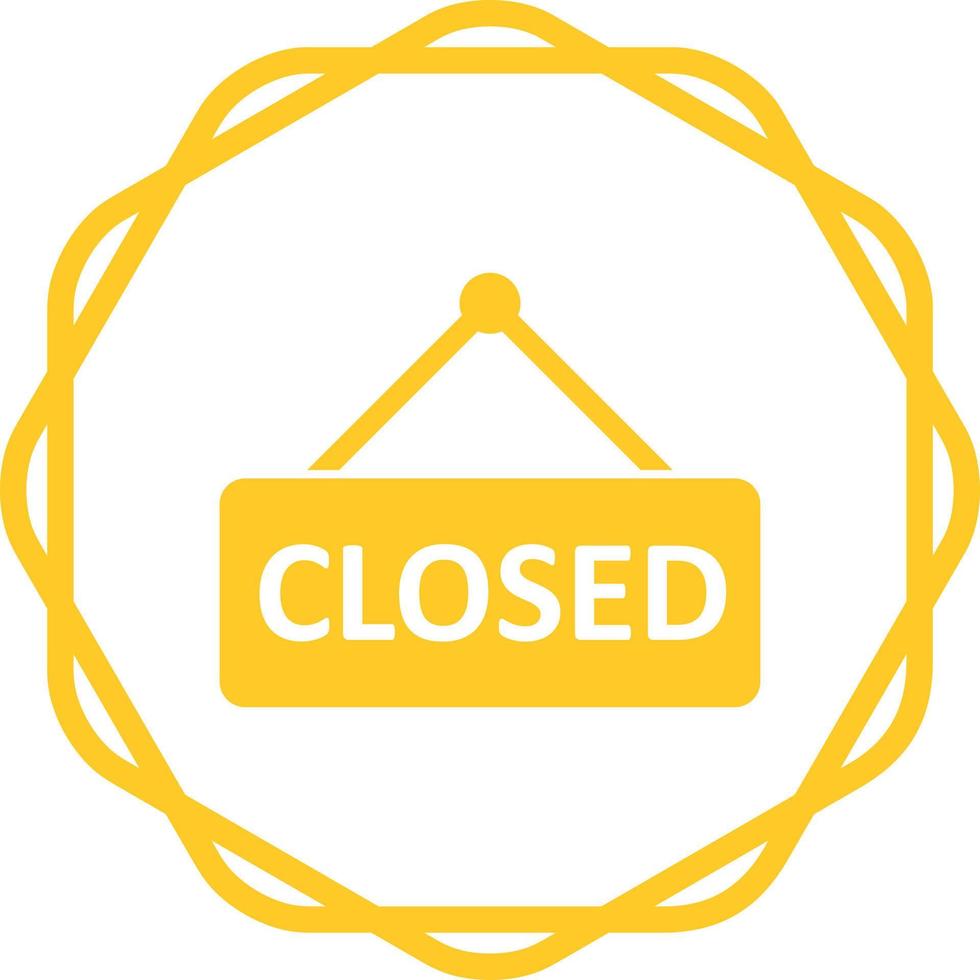 Closed Vector Icon