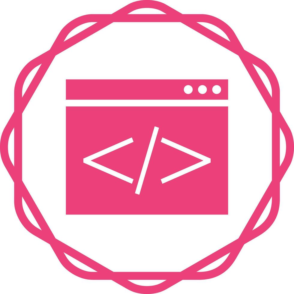 Html Coding Vector Icon