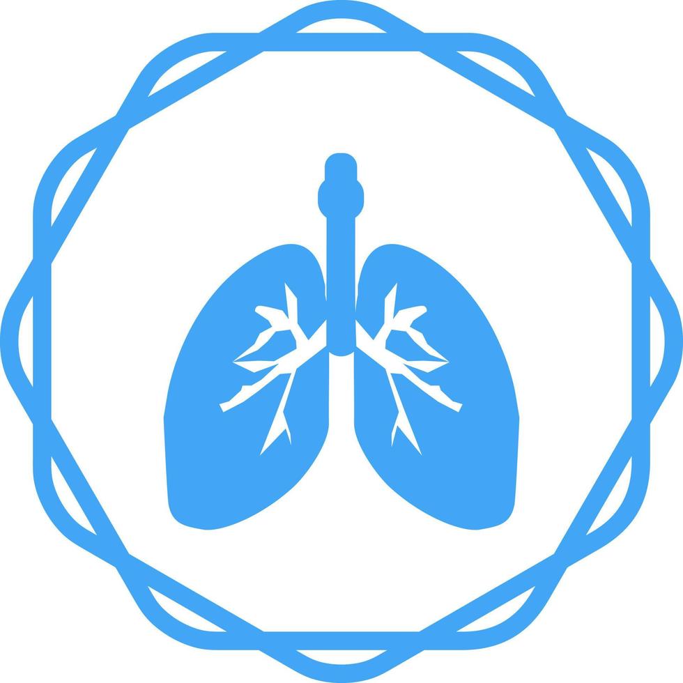 Lungs Vector Icon