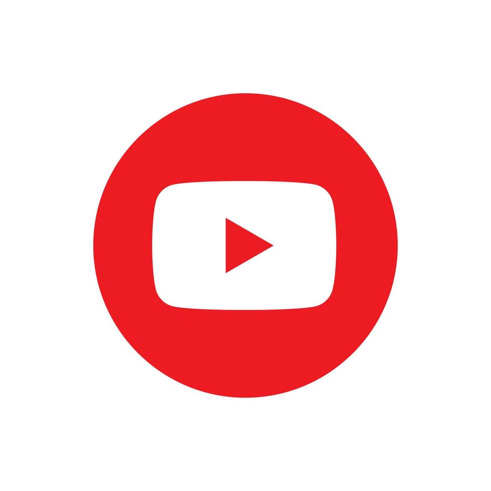 Youtube logo editorial vector 22424290 Vector Art at Vecteezy