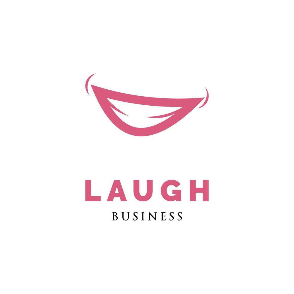 Laugh Icon Logo Design Template vector