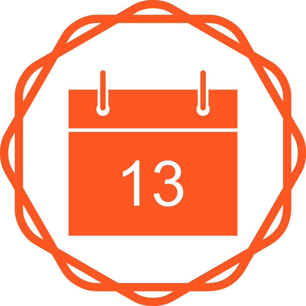 Marked Date Vector Icon