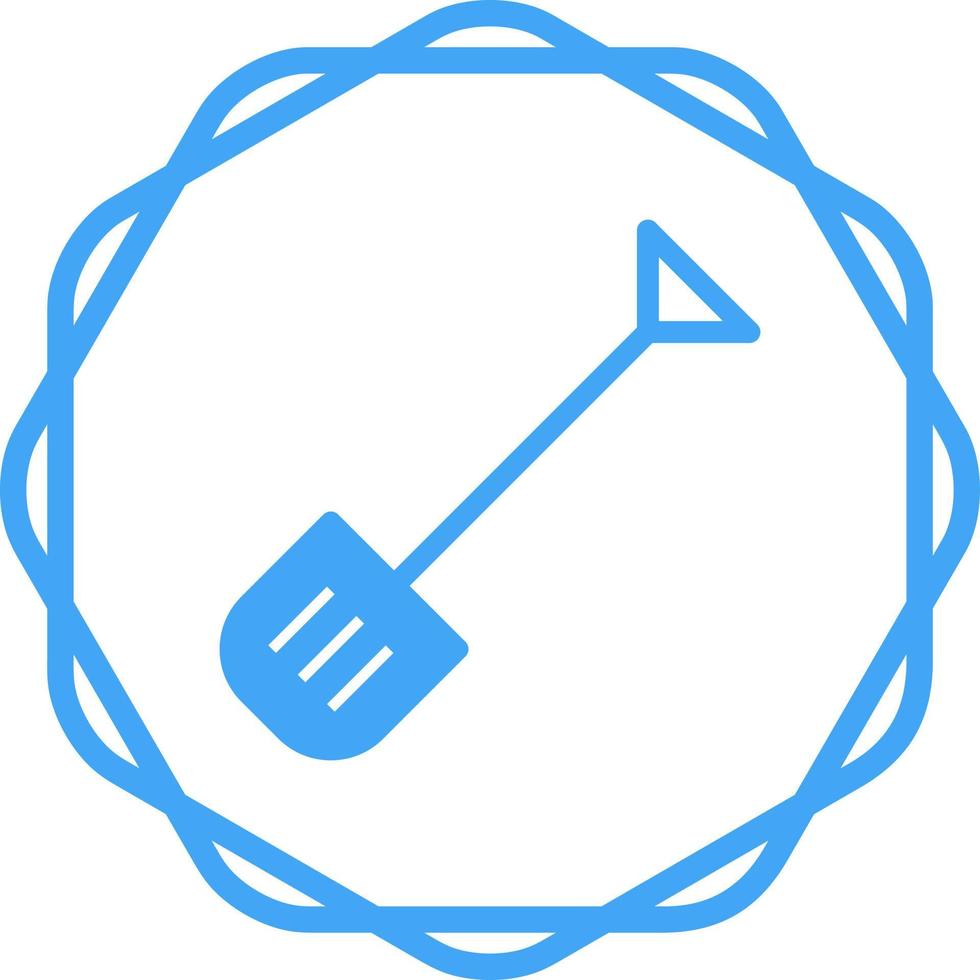 Snow Shovel Vector Icon