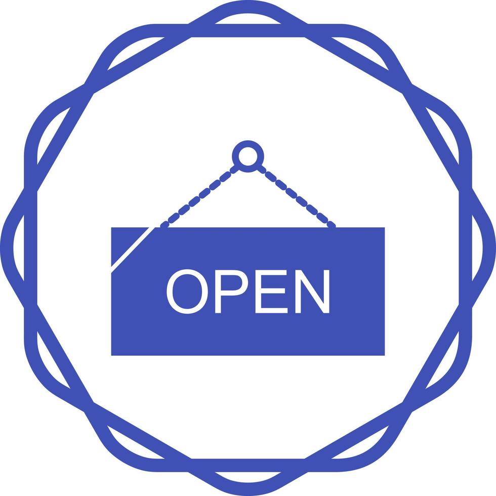 Open Tag Vector Icon