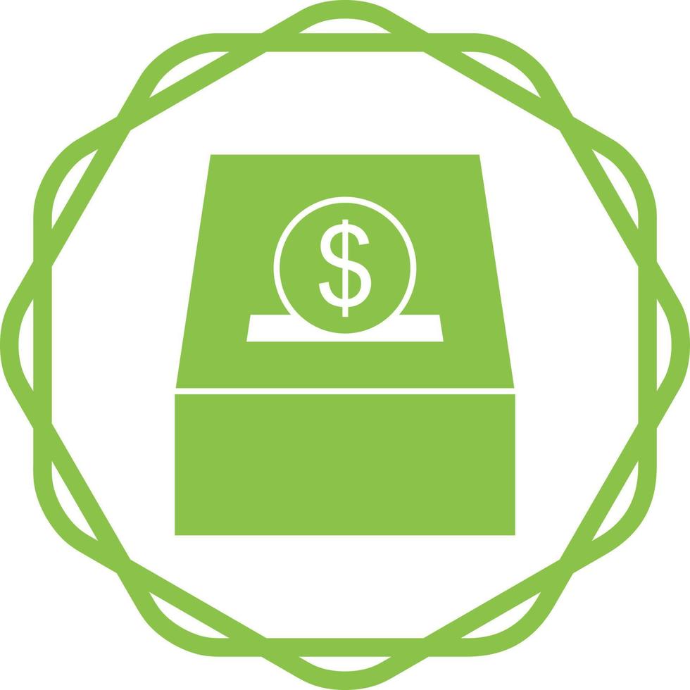 Charity Box Vector Icon