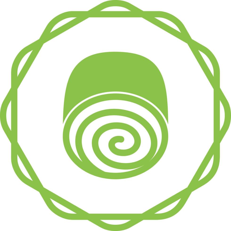 Swiss roll Vector Icon