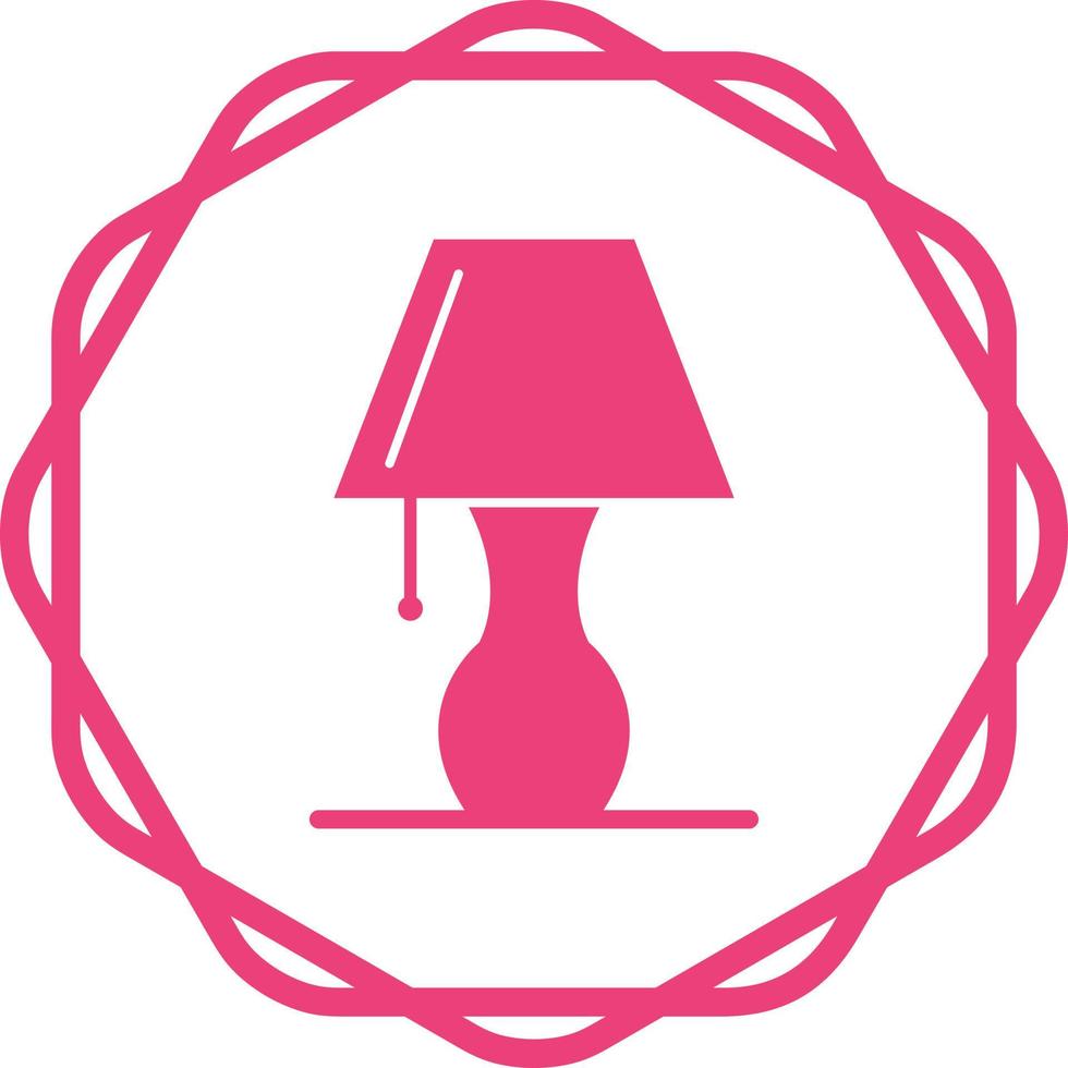 Table Lamp Vector Icon