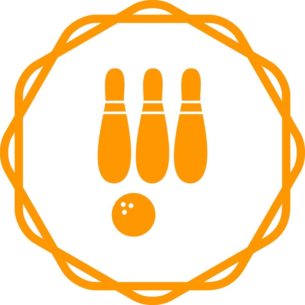 Bowling Vector Icon
