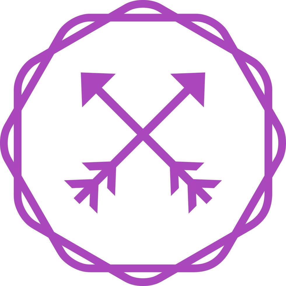 Two Arrows Vector Icon