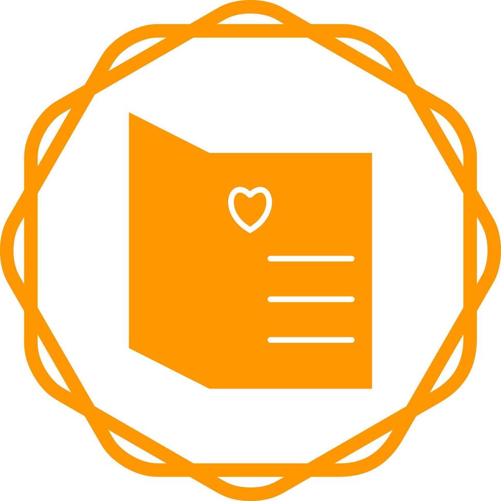 Open Card Vector Icon