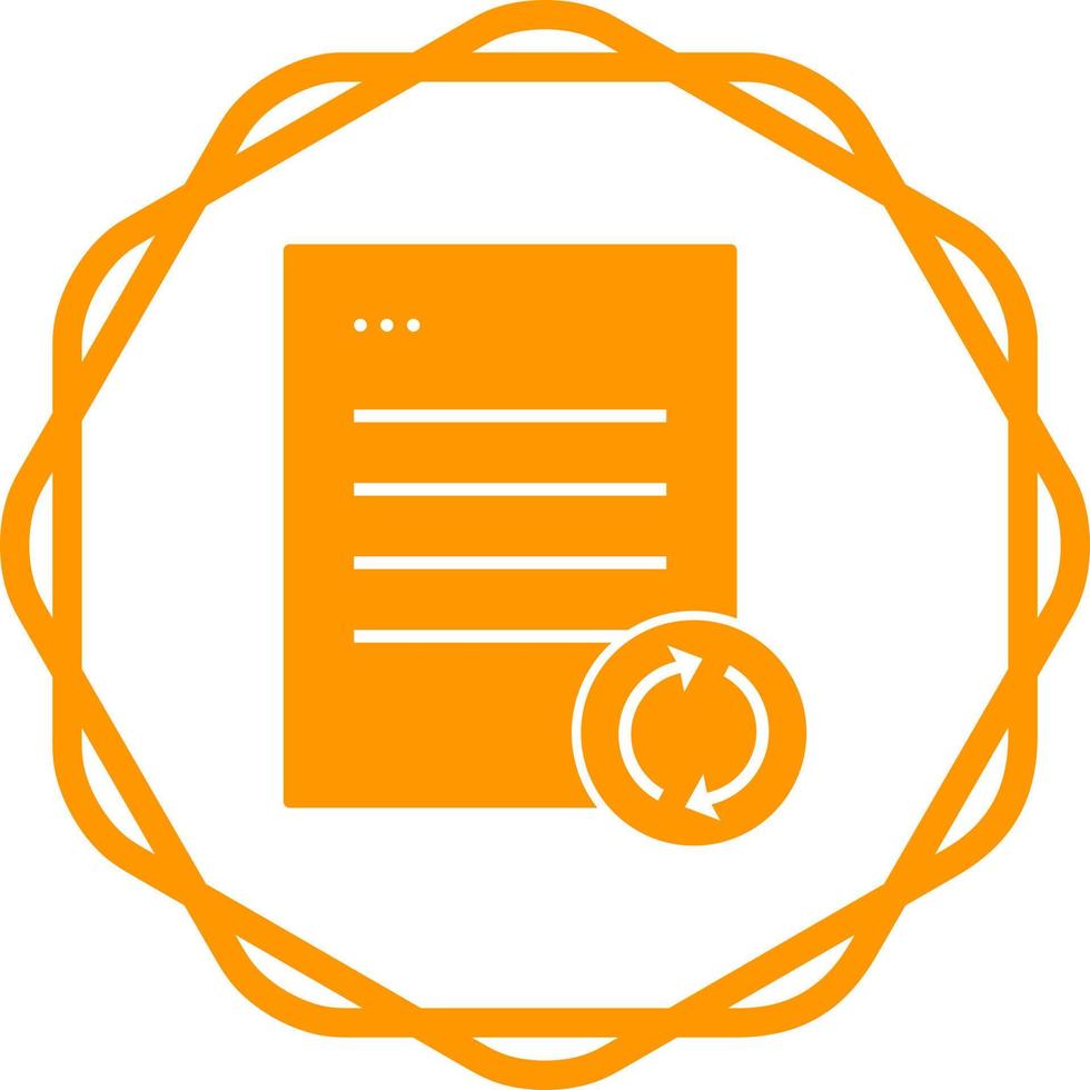 Refresh Page Vector Icon