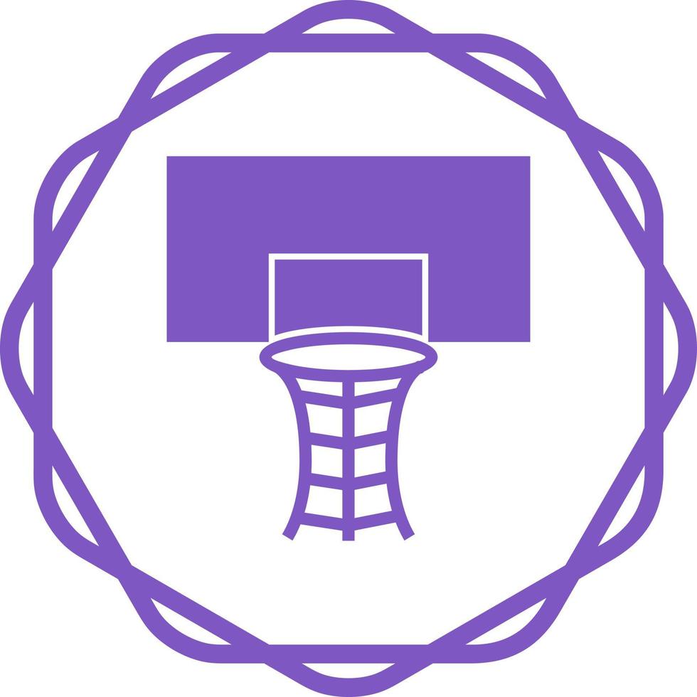 Basketball Hoop Vector Icon