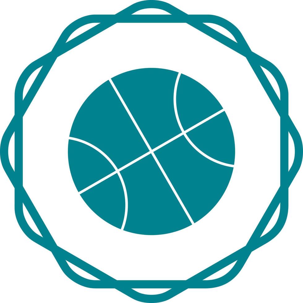 icono de vector de baloncesto