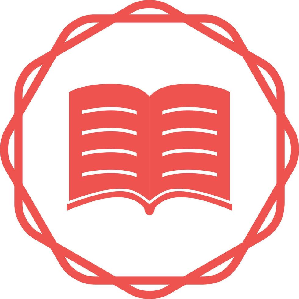 icono de vector de libro