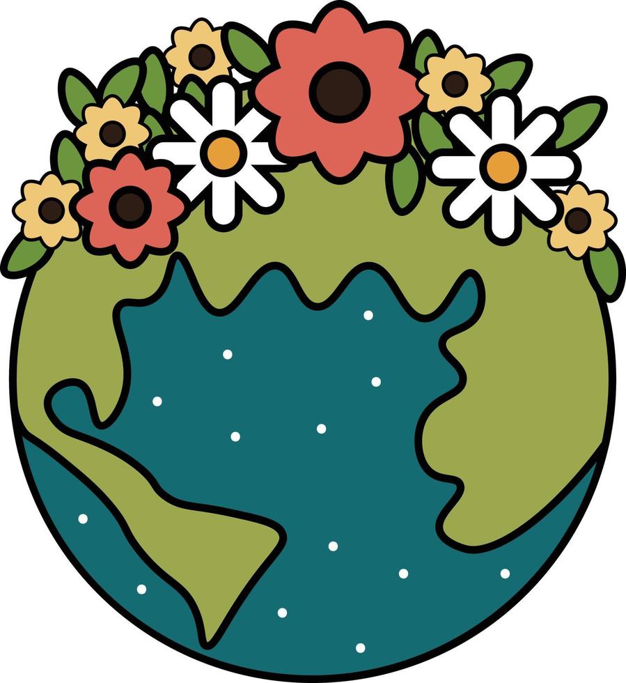 World day Earth Day concept illustration vector