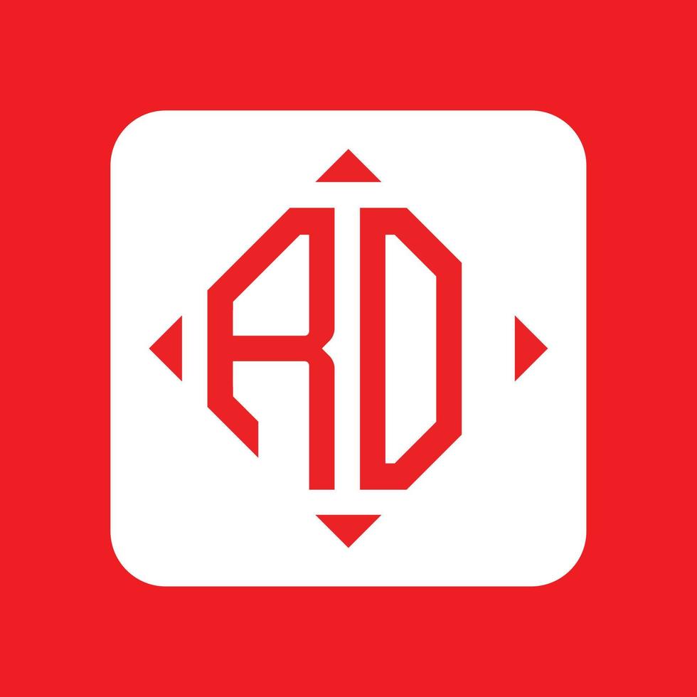 Creative simple Initial Monogram RO Logo Designs. vector
