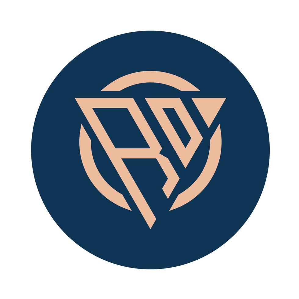 Creative simple Initial Monogram RO Logo Designs. vector