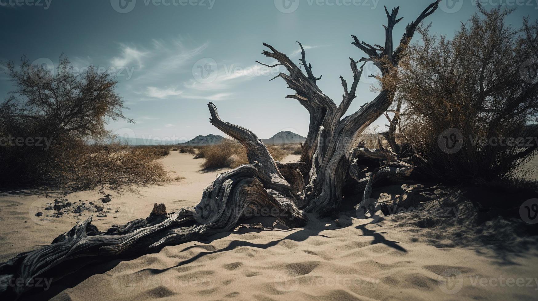 muerto arboles en el namib desierto, Namibia, África foto