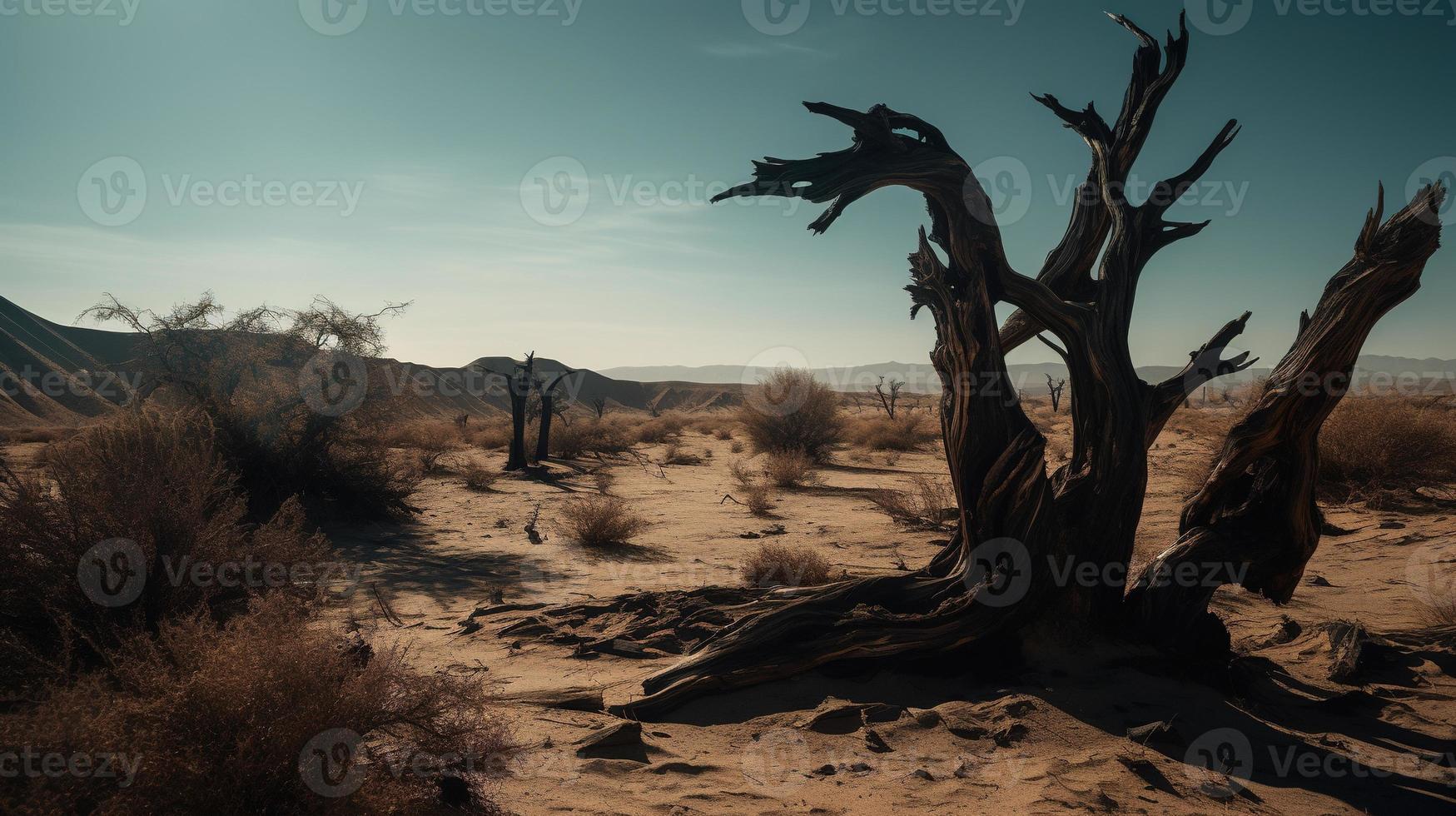 muerto arboles en el namib desierto, Namibia, África foto