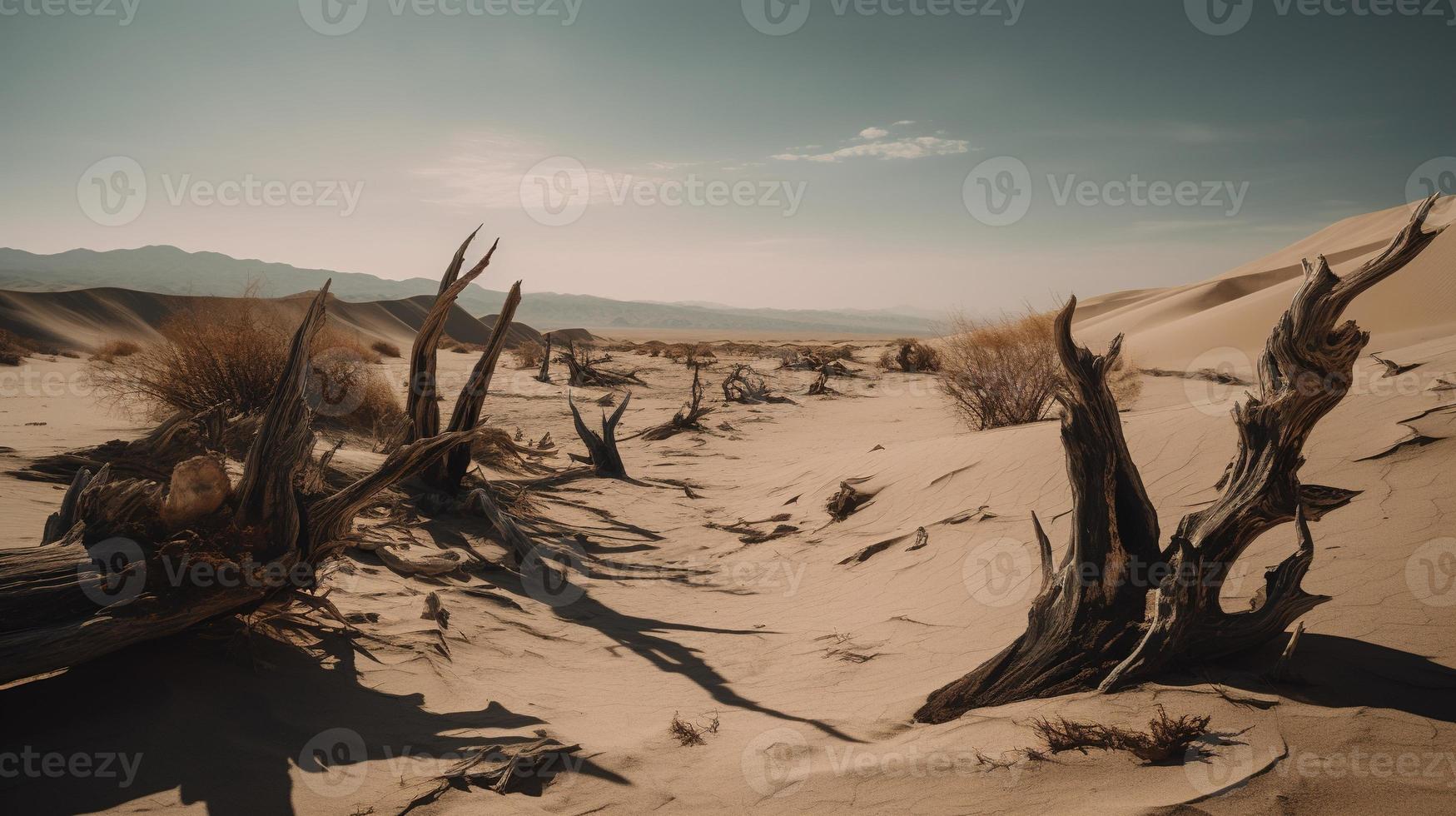 muerto arboles en el namib desierto, Namibia, África foto