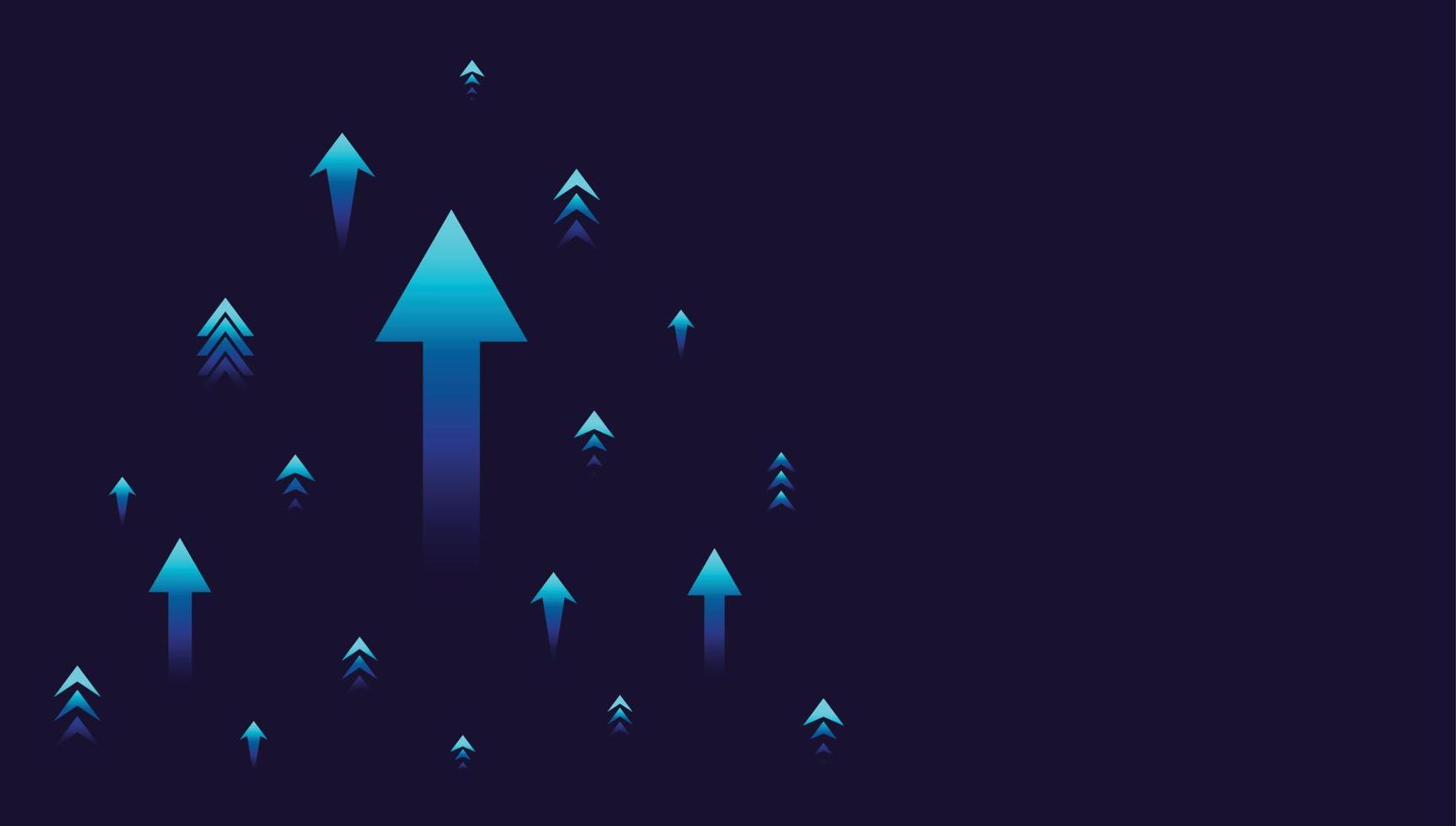 Growth financial trading stock for business. Vector illustration