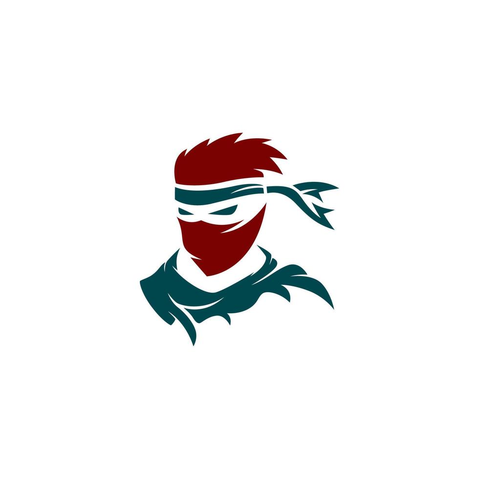 logo para un juego llamado ninja vector