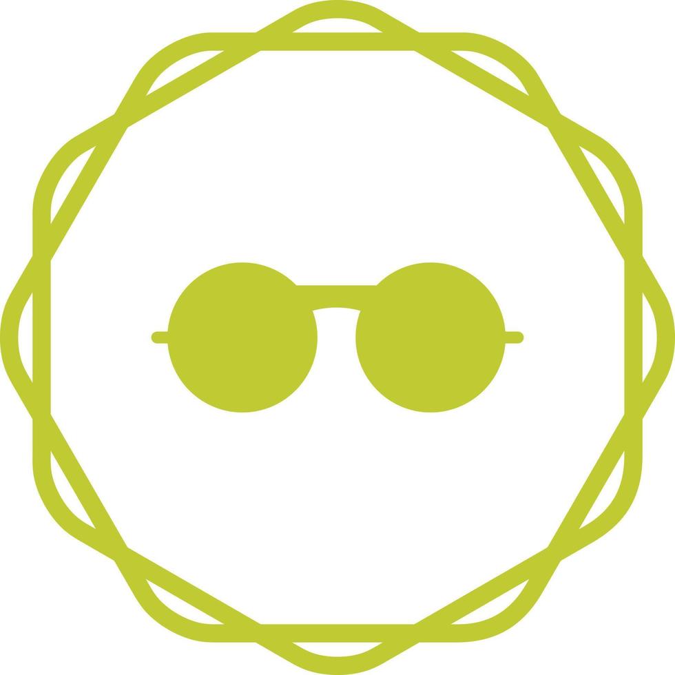 Vintage Glasses Vector Icon