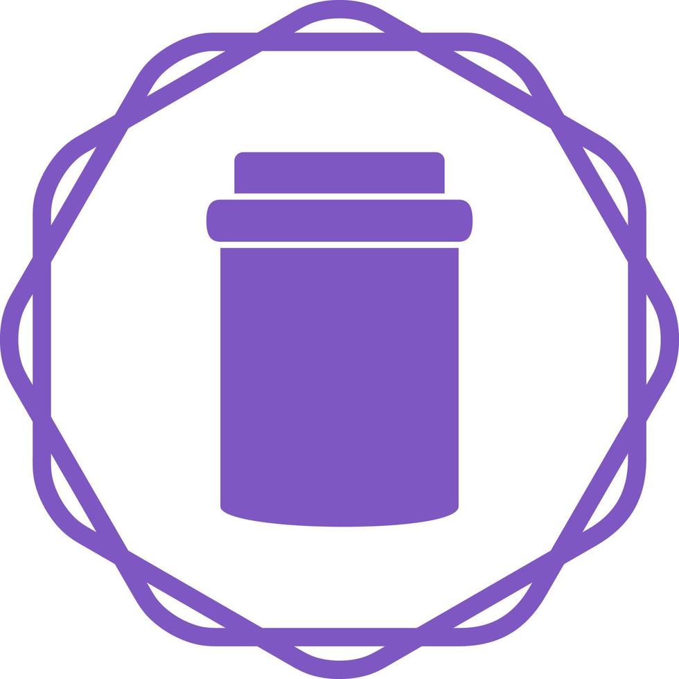 Jam Bottle Vector Icon
