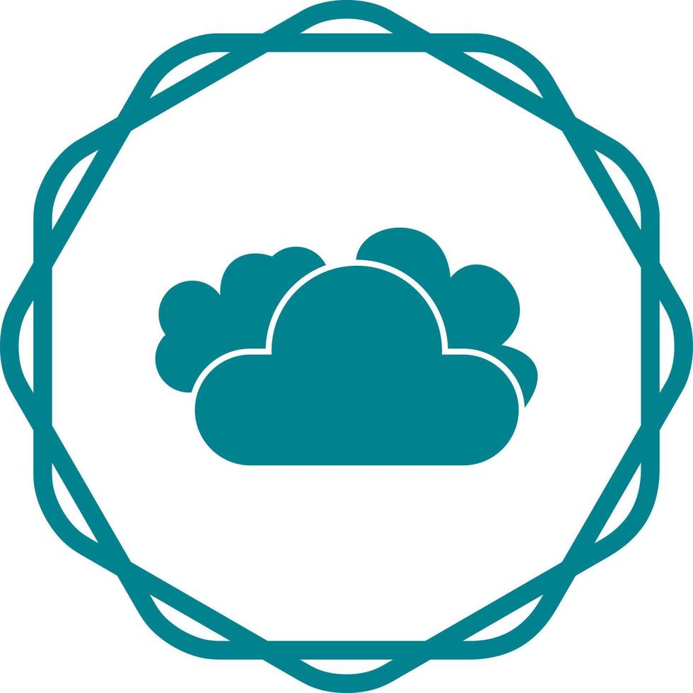 Cloudy Weather Vector Icon