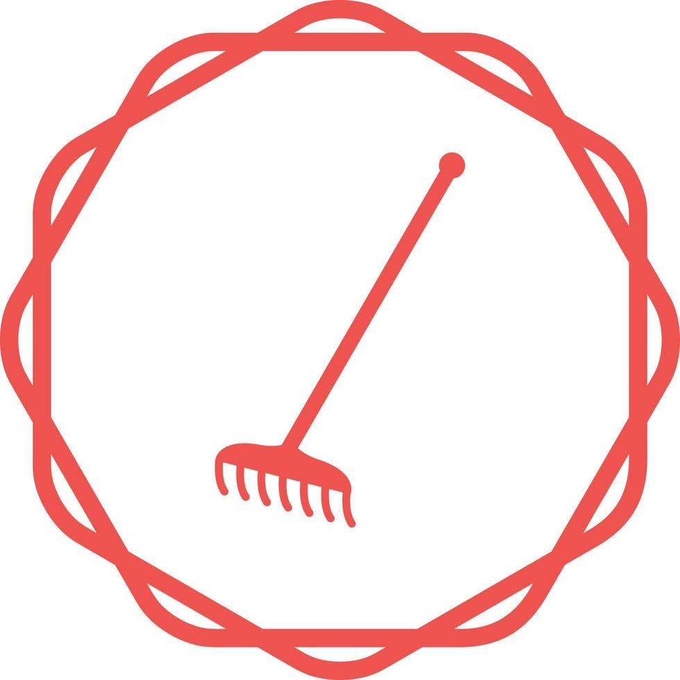 Rake Vector Icon