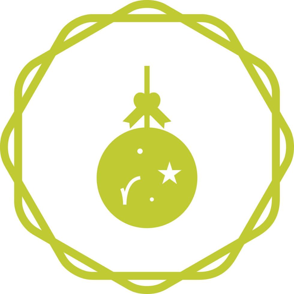 Christmas Ball Vector Icon
