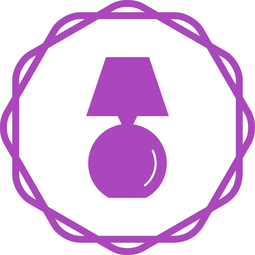 Table Lamp Vector Icon