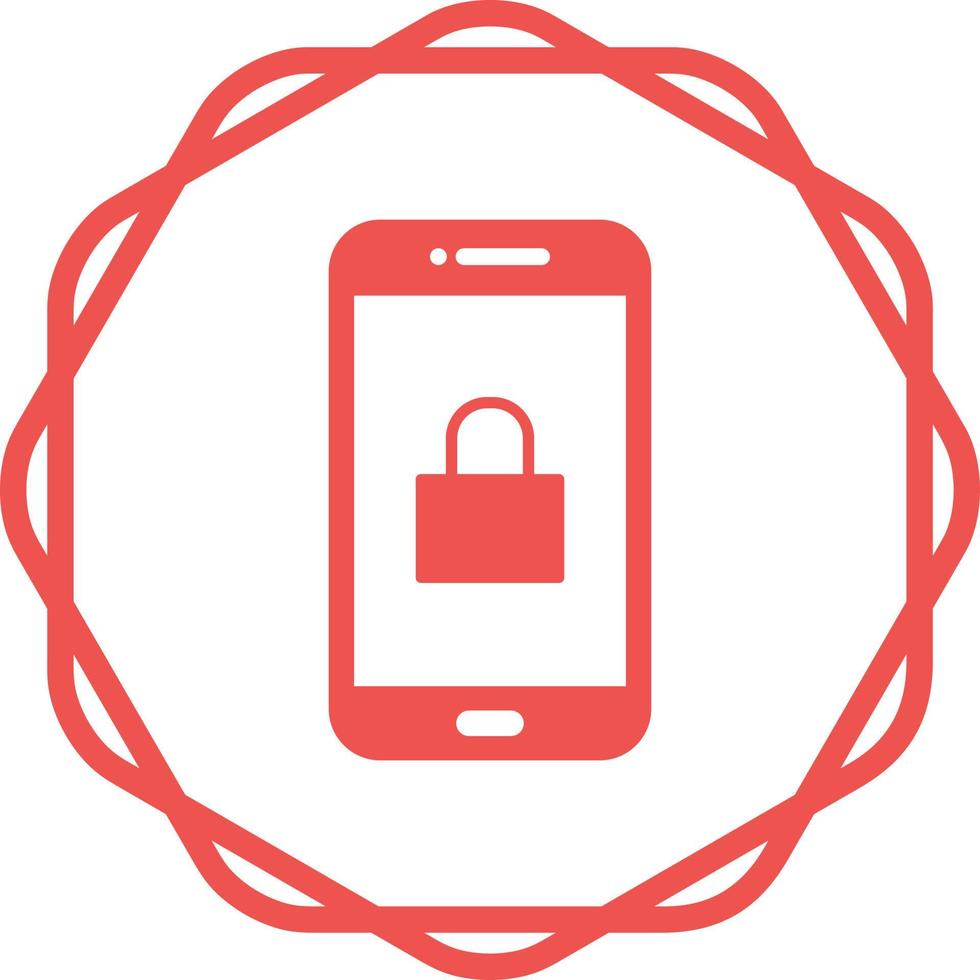 Locked Phone Vector Icon