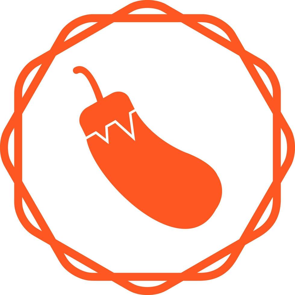 Eggplant Vector Icon