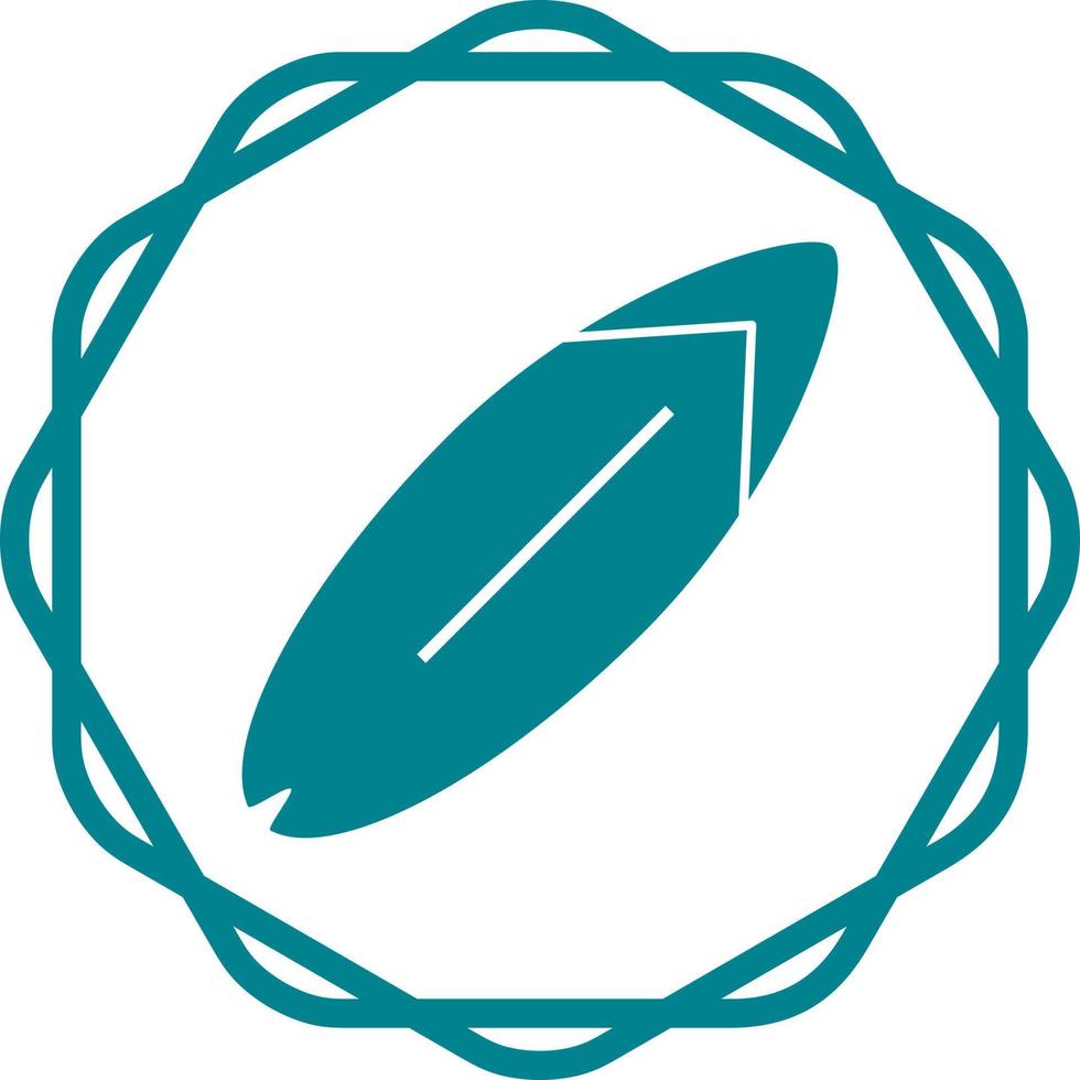 Surfing board Vector Icon